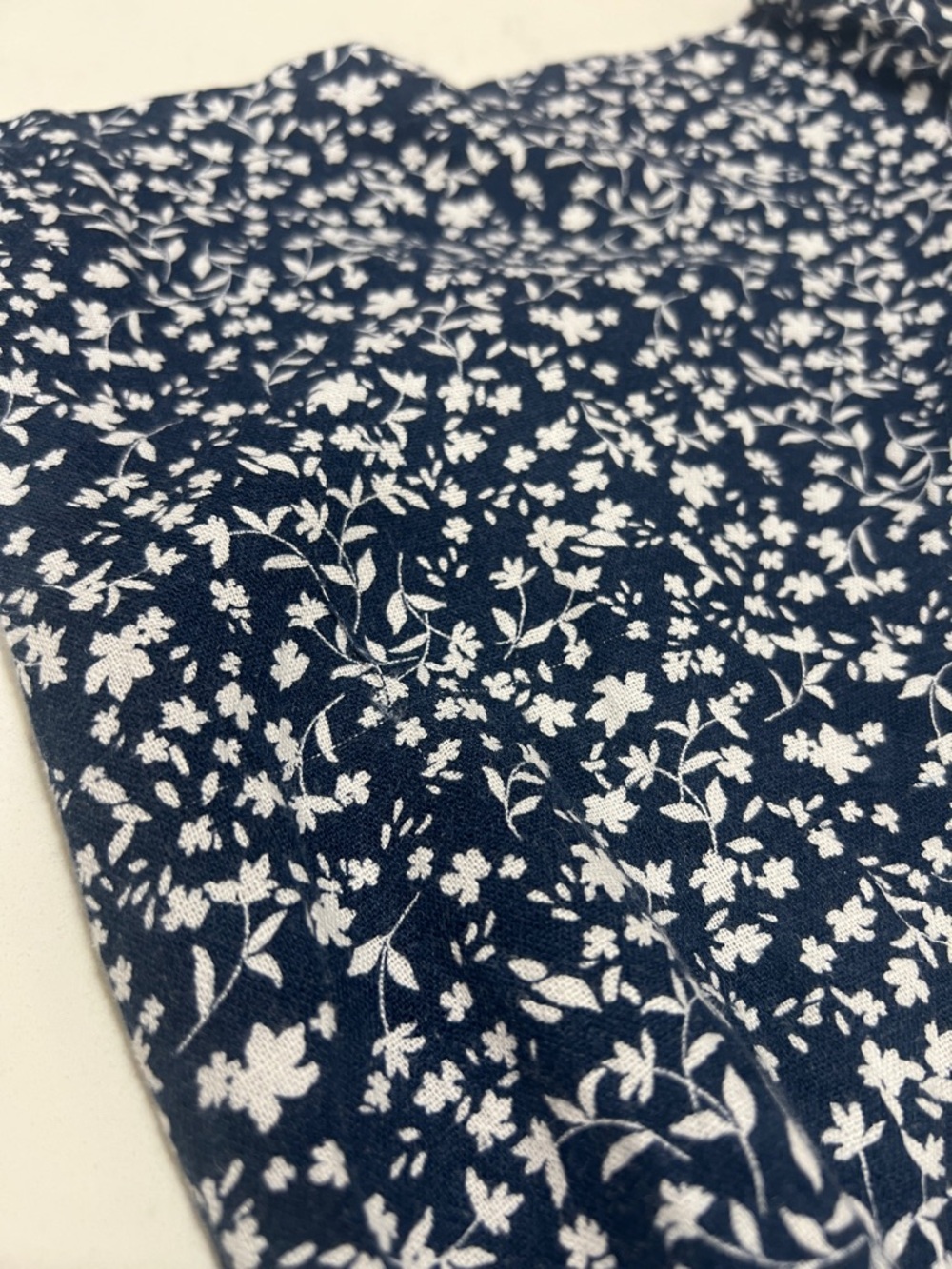 Old Navy Navy and White Floral Midi Sundress with Tie Straps - Picture 6 of 12